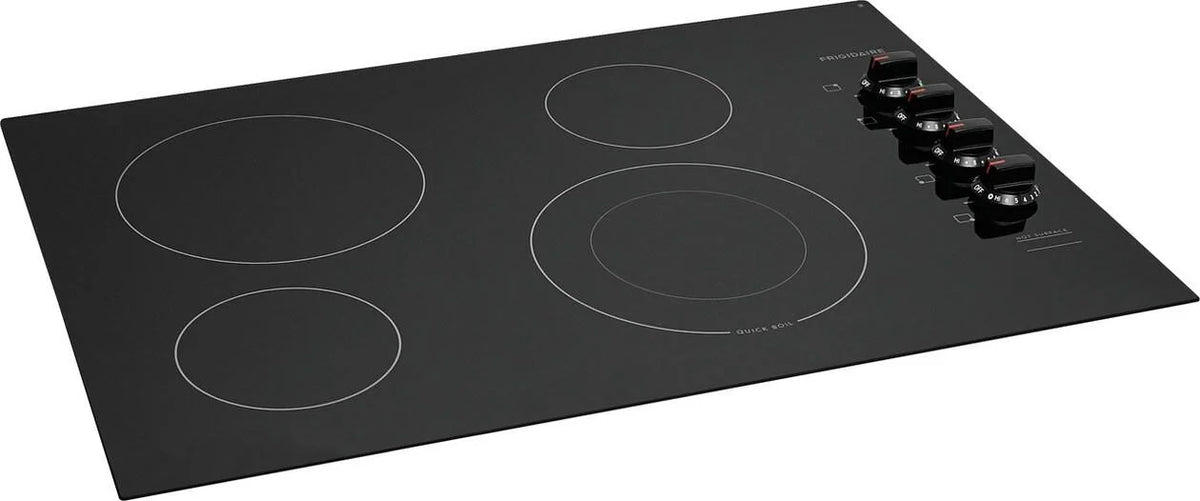 Frigidaire FFEC3025UB Electric Cooktop, 30", Black.