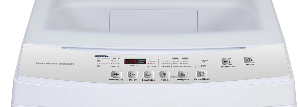 Hamilton Beach, 1.6 Cu ft Portable Washer, White