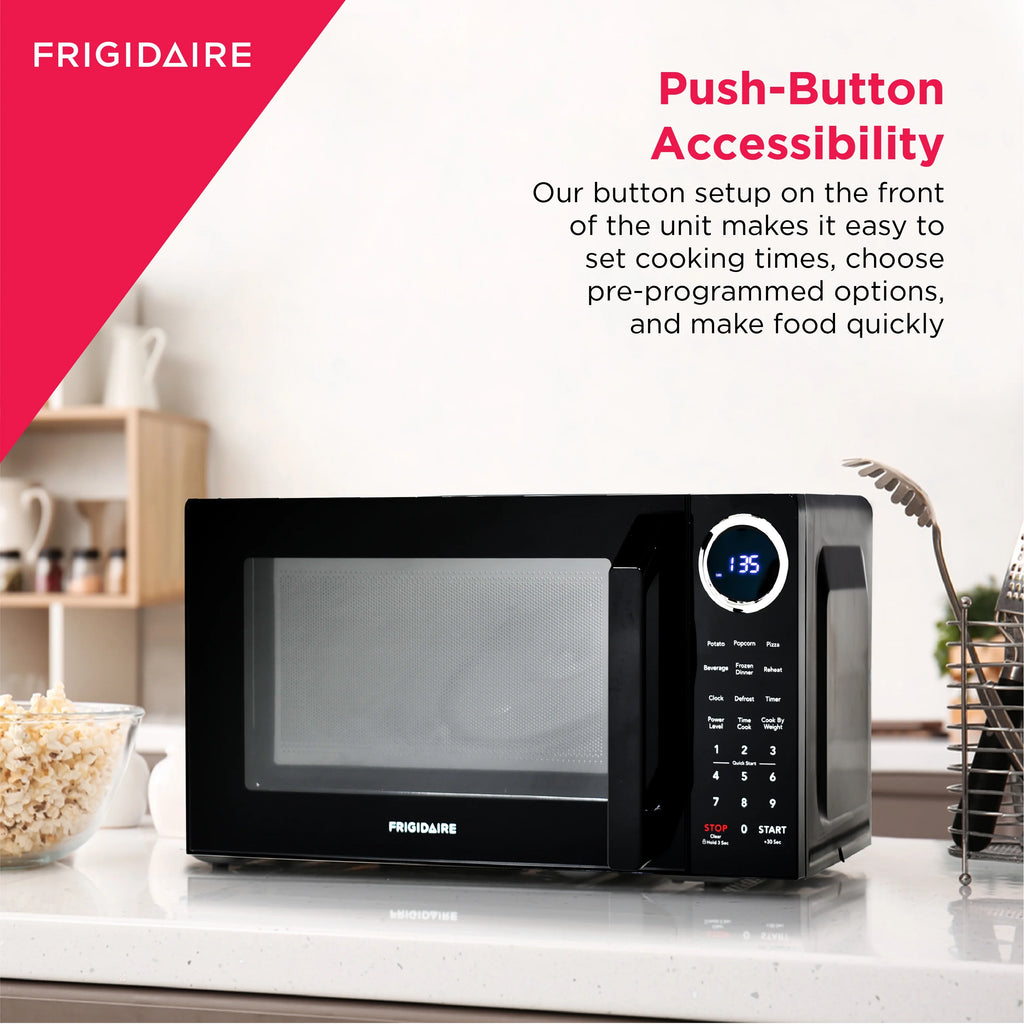 Frigidaire 0.9 cu ft Countertop Microwave Ovens in Black, EMW953