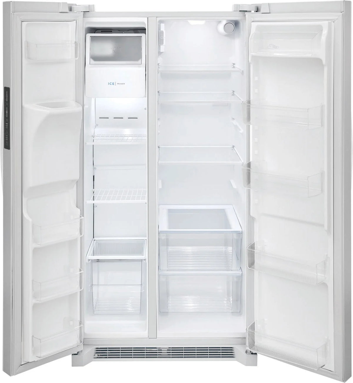 Frigidaire FRSS2623AW 26 Cu. Ft. 36'' Standard Depth Side-by-Side Refrigerator, White