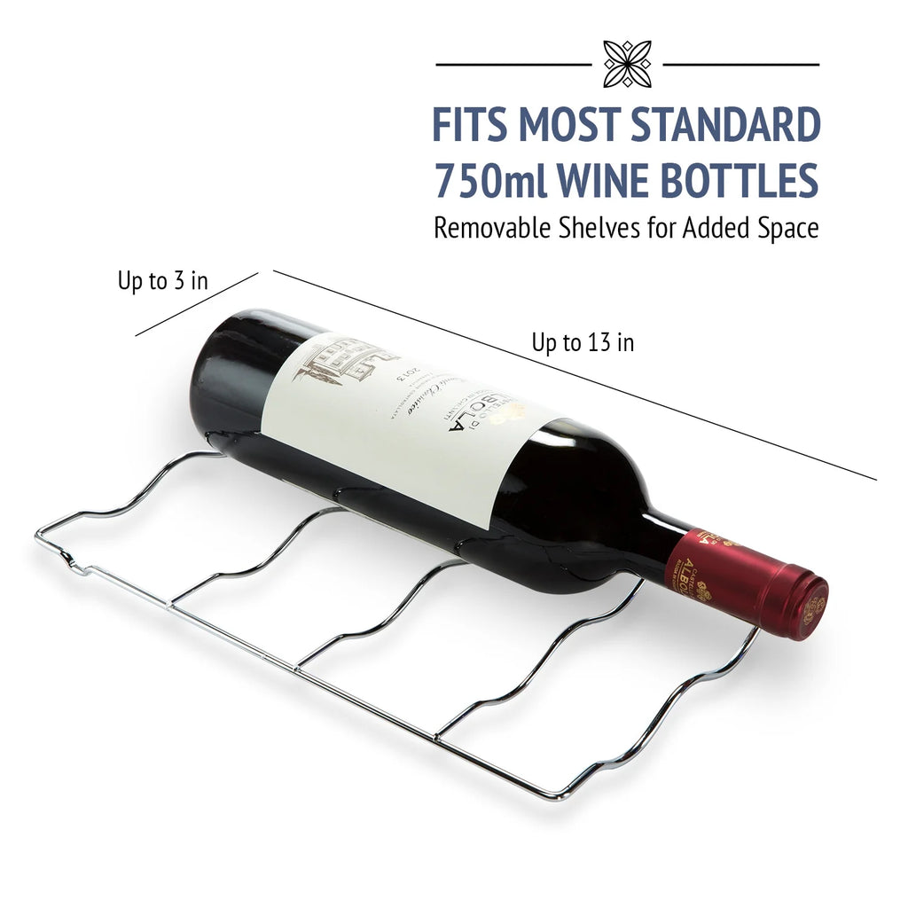 Ivation 12 Bottle Single Door Thermoelectric Freestanding Wine Cooler/Fridge