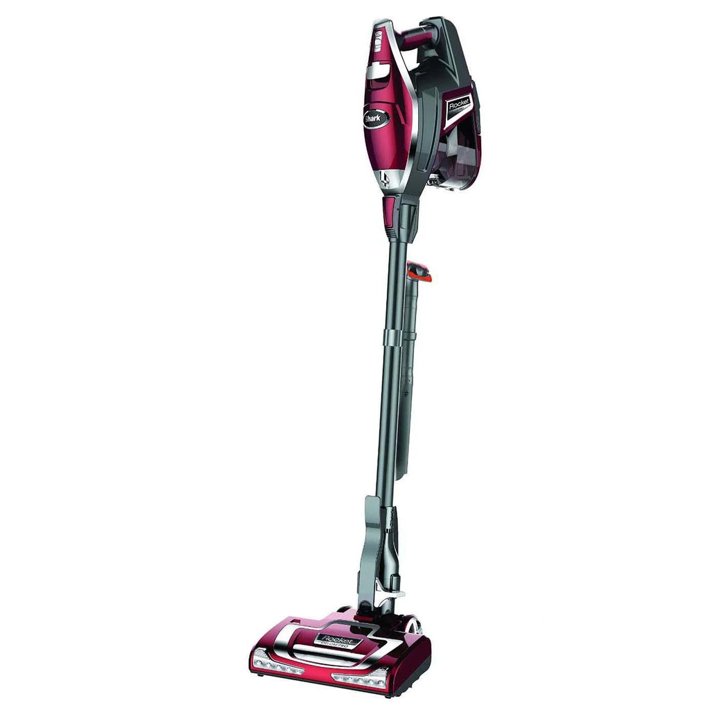 Shark Rocket Pro Corded Stick Vacuum, Removable Hand Vacuum, Hardwood Floors and Carpet, Advanced Swivel Steering, Pet-Friendly, XL Capacity, Ultra-Lightweight, HV370 Comet Red