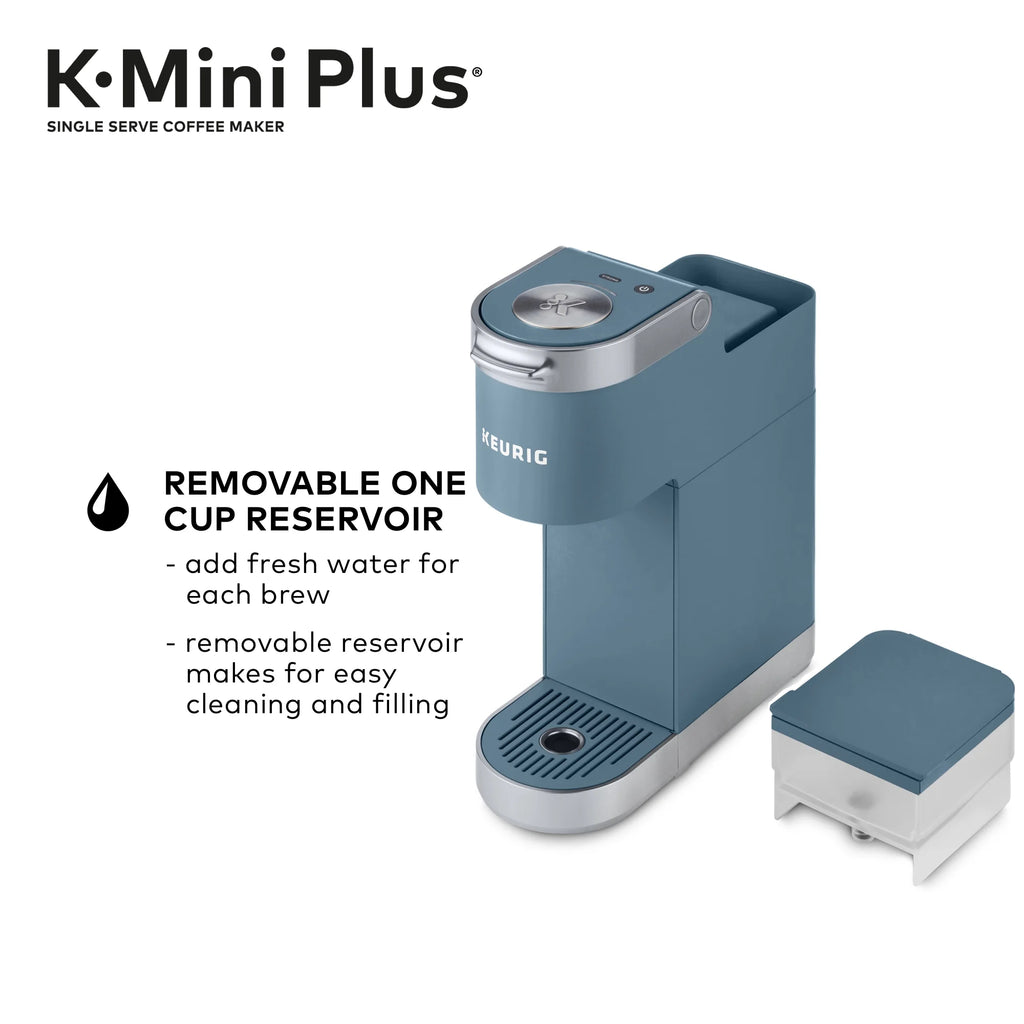 Keurig K-Mini Plus Single Serve K-Cup Pod Coffee Maker, Evening Teal
