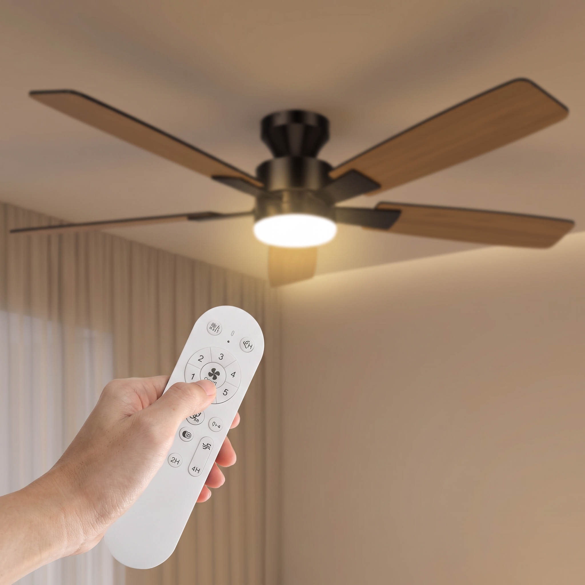 Télécommande ROGLOW pour ventilateur de plafond, réglage de la vitesse à distance