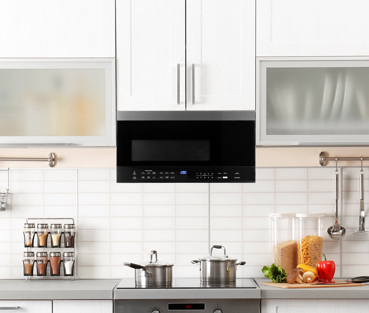 Black?�� Over The Range 1.6 Cu. Ft. Microwave Black
