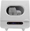 110V 800W Mini Portable Dishwasher Countertop Dish Washer with Multiple Modes Table Top Bottle Dishwasher Small Compact Dishwashers for Home, Apartment, RV