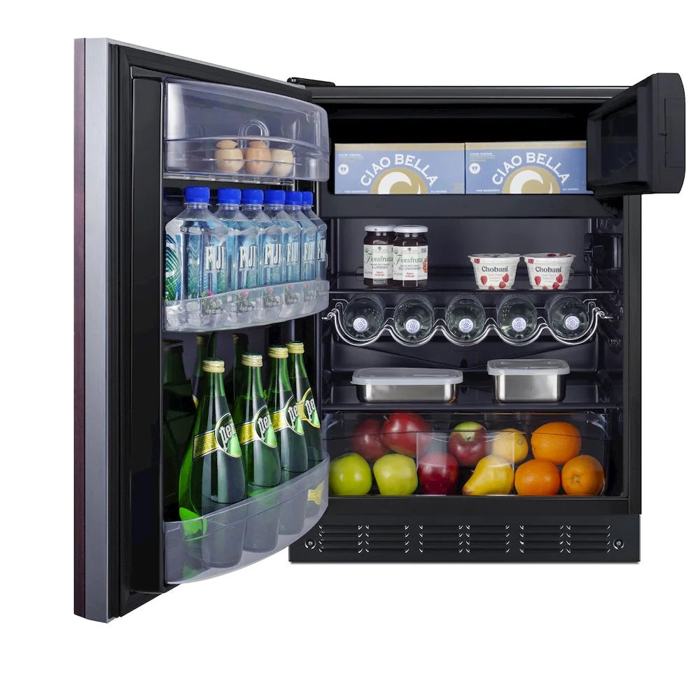 SUMMIT 24" Wide Refrigerator-Freezer, ADA Compliant (Panel Not Included)