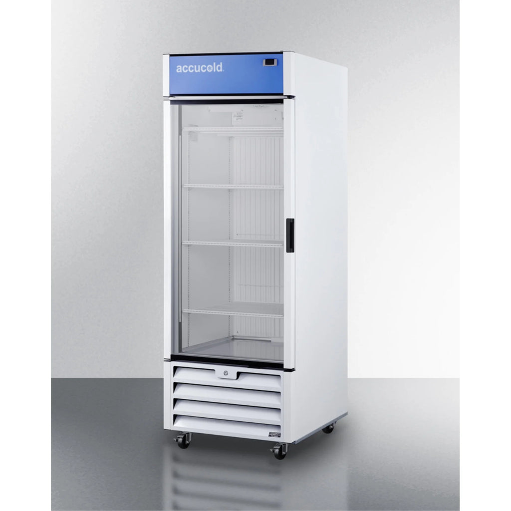 Full-sized glass door commercial display freezer