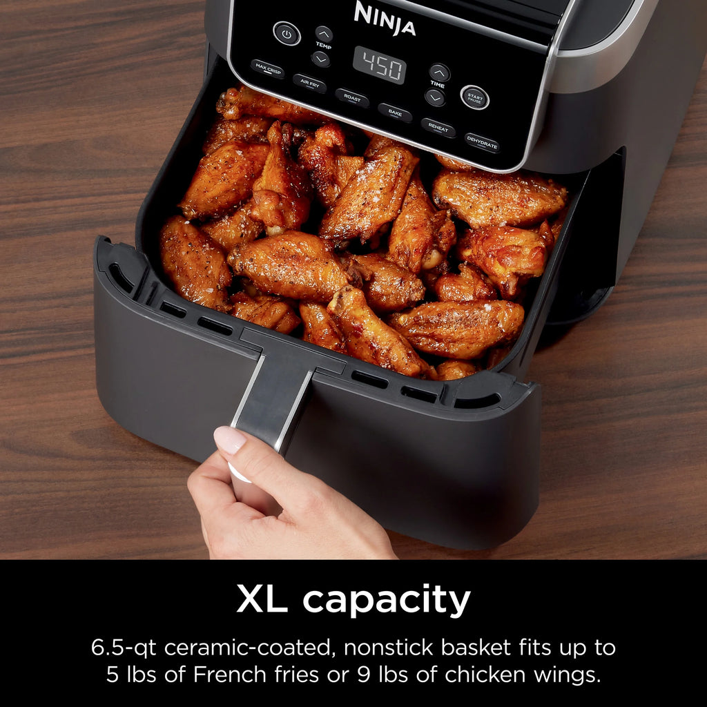 Ninja Air Fryer Pro XL 6-in-1 with 6.5 QT Capacity, Max Crisp, Air Fry, Air Roast, Bake, Reheat, Dehydrate