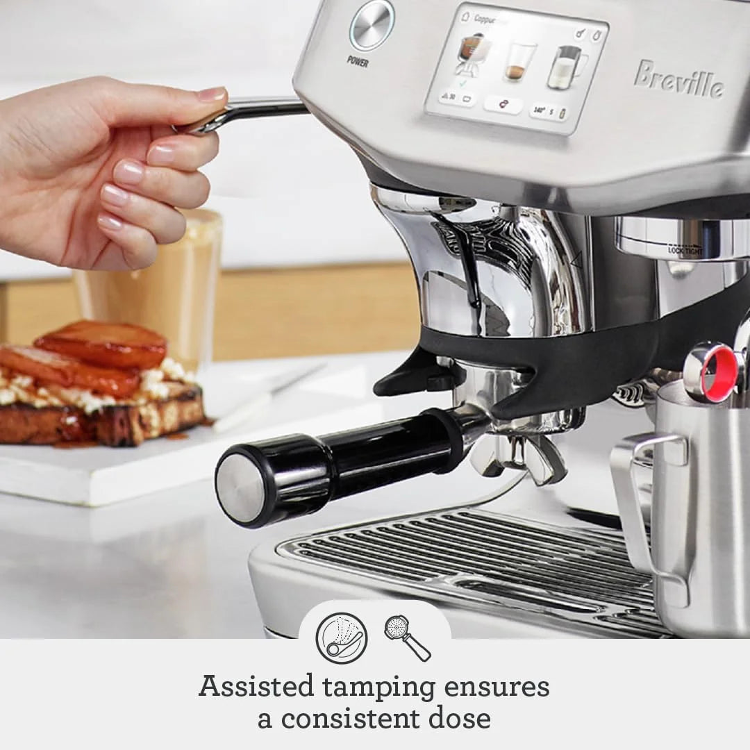 Breville Barista Touch Impress Espresso Machine with Grinder, Large - Damson Blue
