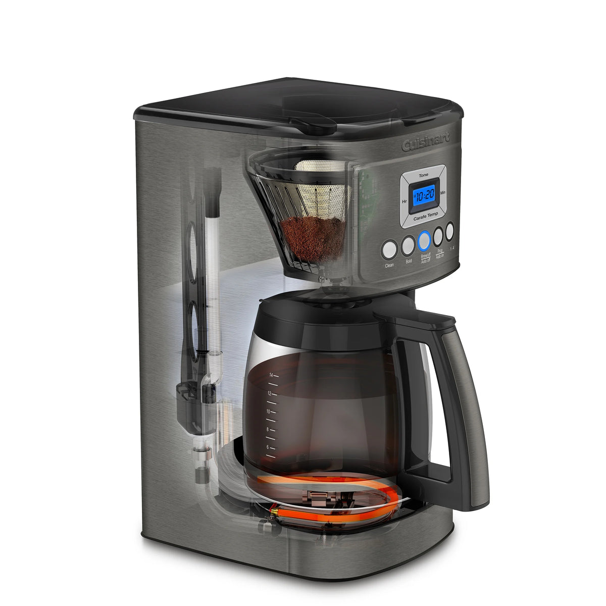 Cuisinart PerfecTemp 14-Cup Programmable Coffee Maker in Umber