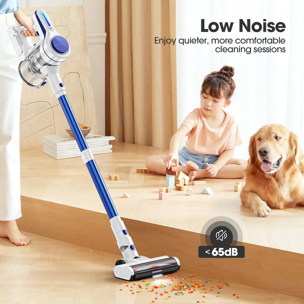 ORFELD Cordless Vacuum Cleaner, 40KPa 50mins Stick Vacuum Lightweight for Hardwood Carpet Pet, V19