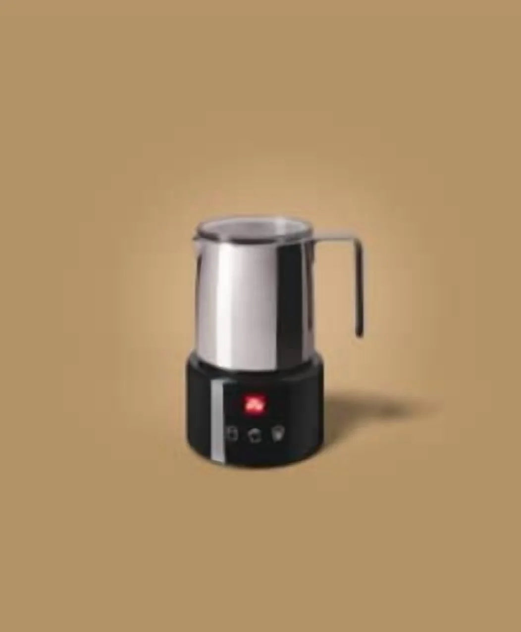 illy Electric Milk Frother- Black & Stainless Steel