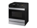 Samsung Bespoke NSG6DG8700SRAA - Range - built-in - Wi-Fi - niche - width: 24 in - depth: 24 in - height: 35.9 in - with self-cleaning - stainless steel