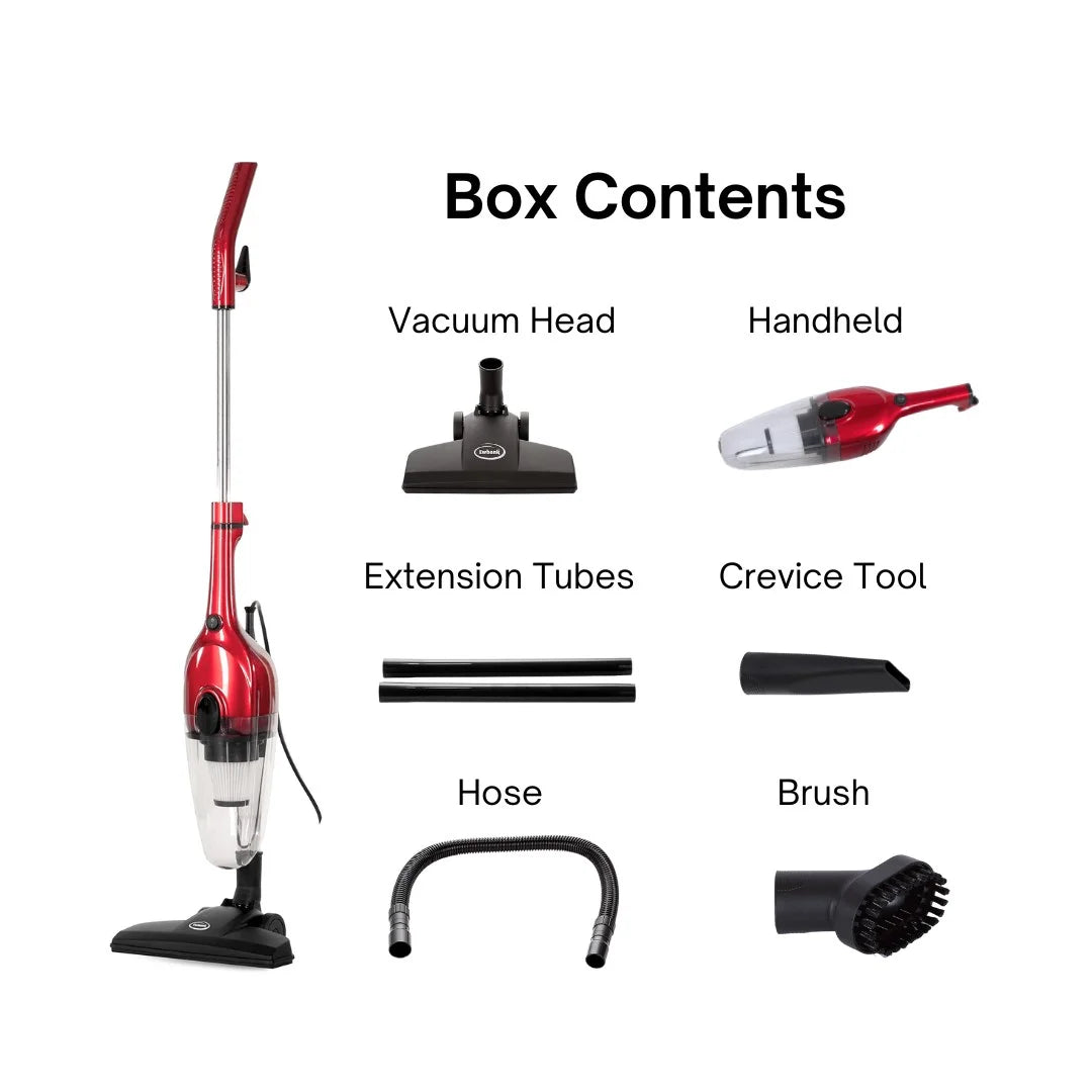 Chilli Tempest 2-in-1 - Upright and Handheld Vacuum Cleaner, Lightweight, Small, Compact
