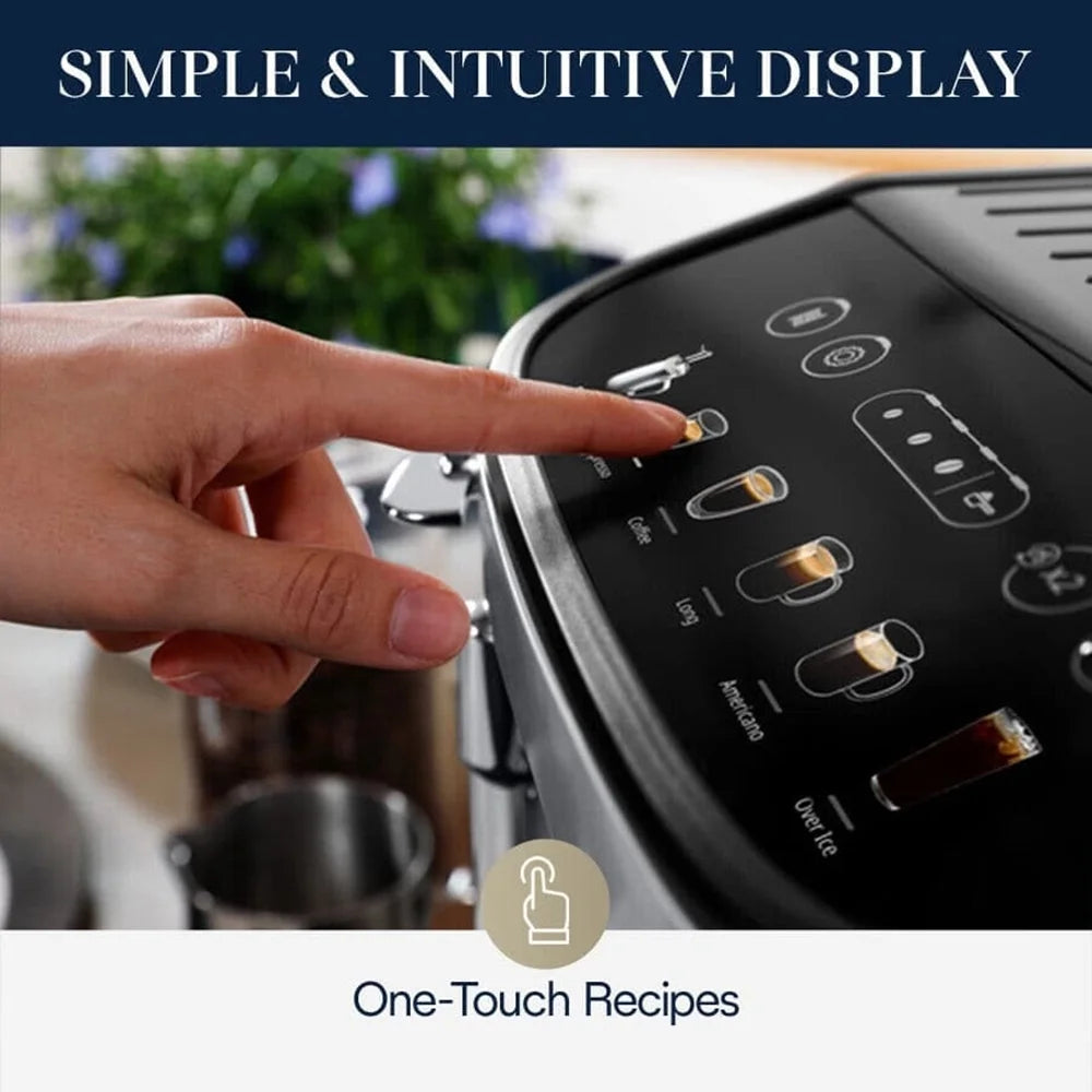 DeLonghi Magnifica Evo Automatic Espresso & Coffee Machine, 6 Recipe - ECAM29043SB