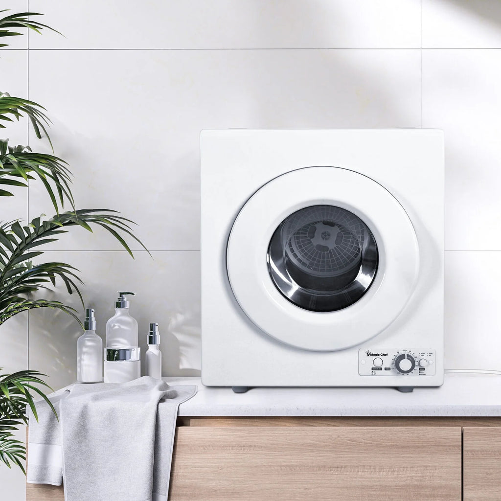 Magic Chef 2.6 cu ft Compact Electric Dryer, White