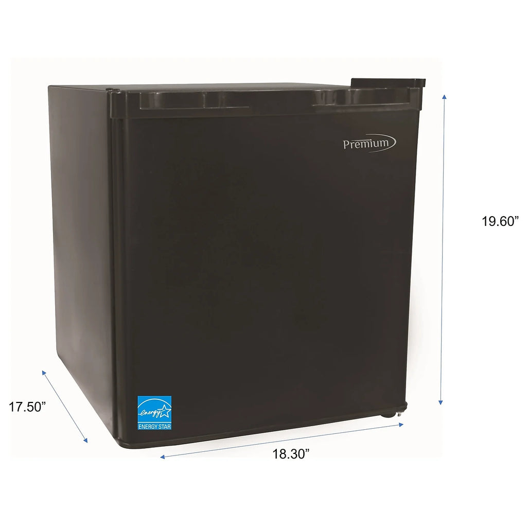 Premium Levella PRF166400XS 1.6 cu ft Mini Fridge in Silver