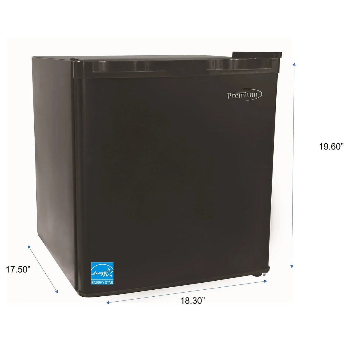 Premium Levella PRF166400XS 1.6 cu ft Mini Fridge in Silver