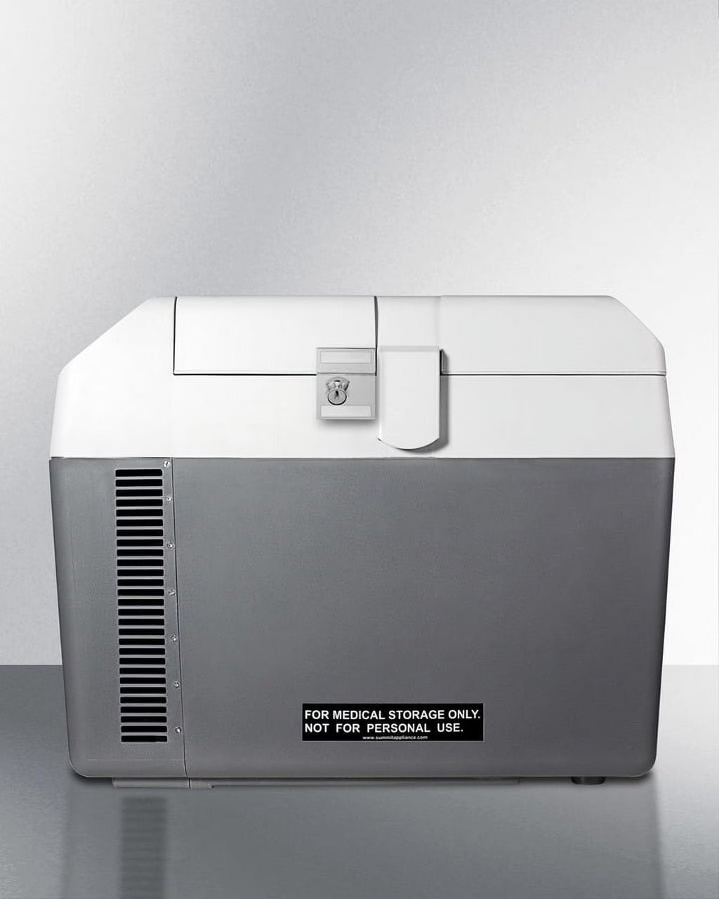 Portable Refrigerator/Freezer, Gray with Lock