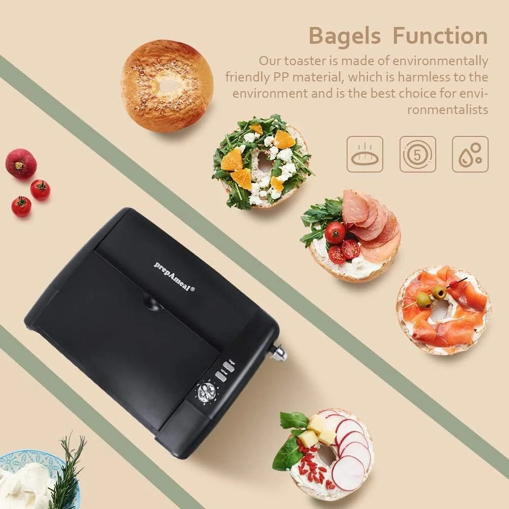 Long Slot Toaster 2 Slice Toaster with 6 Shade Settings, Bagel/Cancel, Extra Wide Slots, Removable Crumb Tray, for Bagels, Waffles, Breads, Puff Pastry, Snacks (2-Slice, Red)