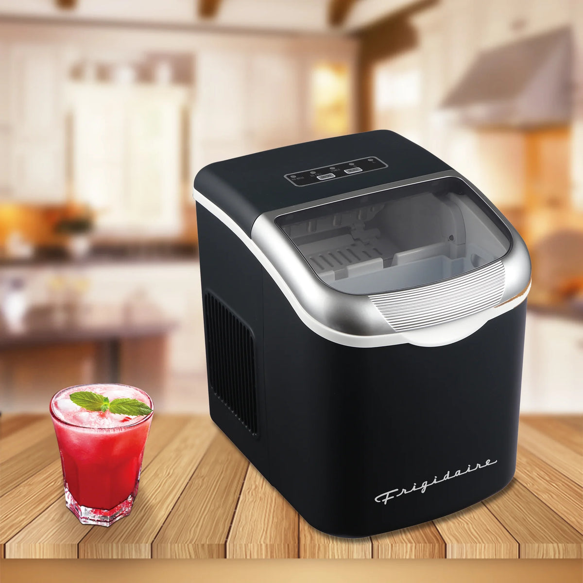 Frigidaire, 26 Lbs. Ice Maker, Bullet Shaped Ice, Rgwhite
