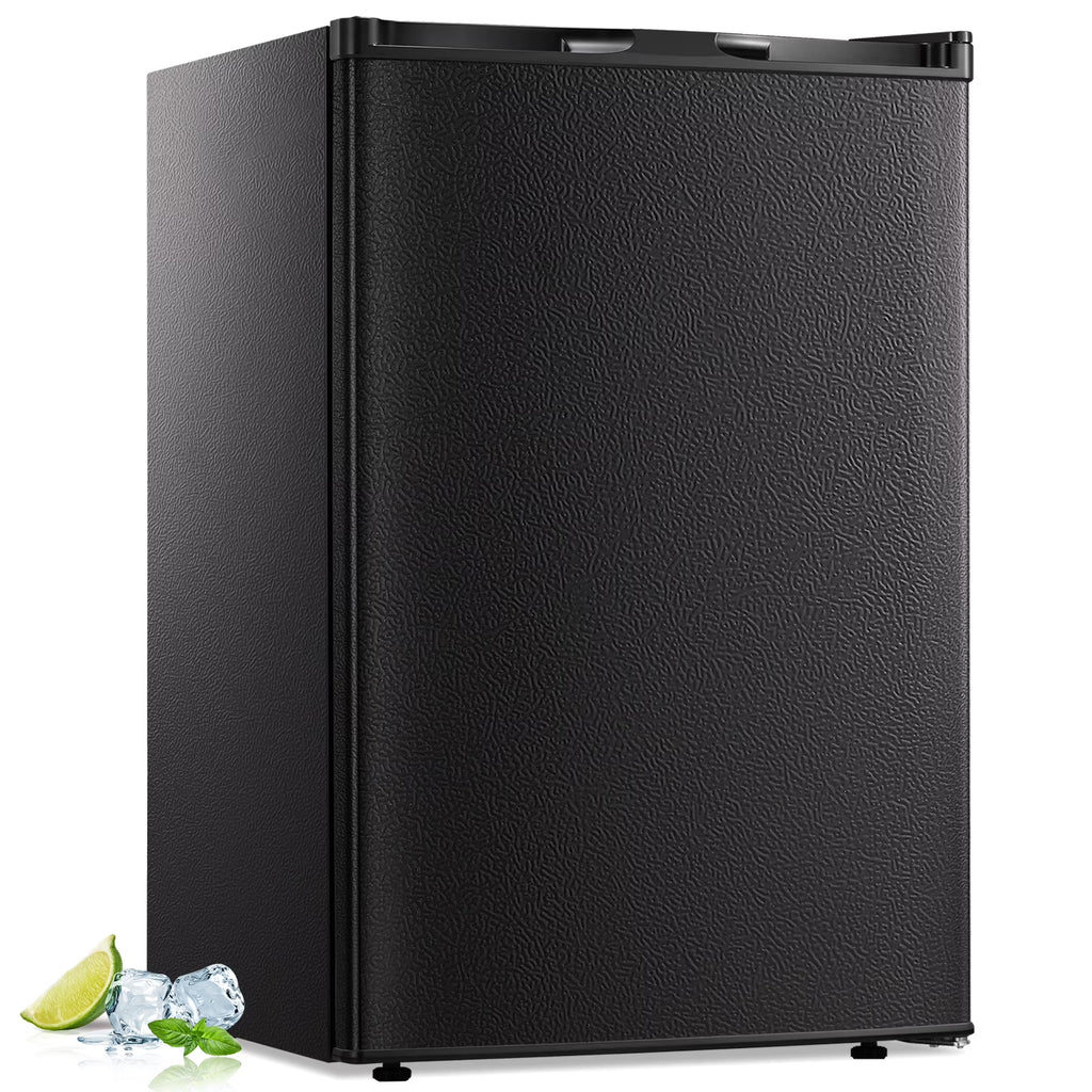 WAA 3.0 Cu.ft Small Freezer, Mini Upright Freezer with Adjustable Thermostat, Removable Shelves, Reversible Single Door, for Bedroom/Home/Dorms/Apartment, Silver