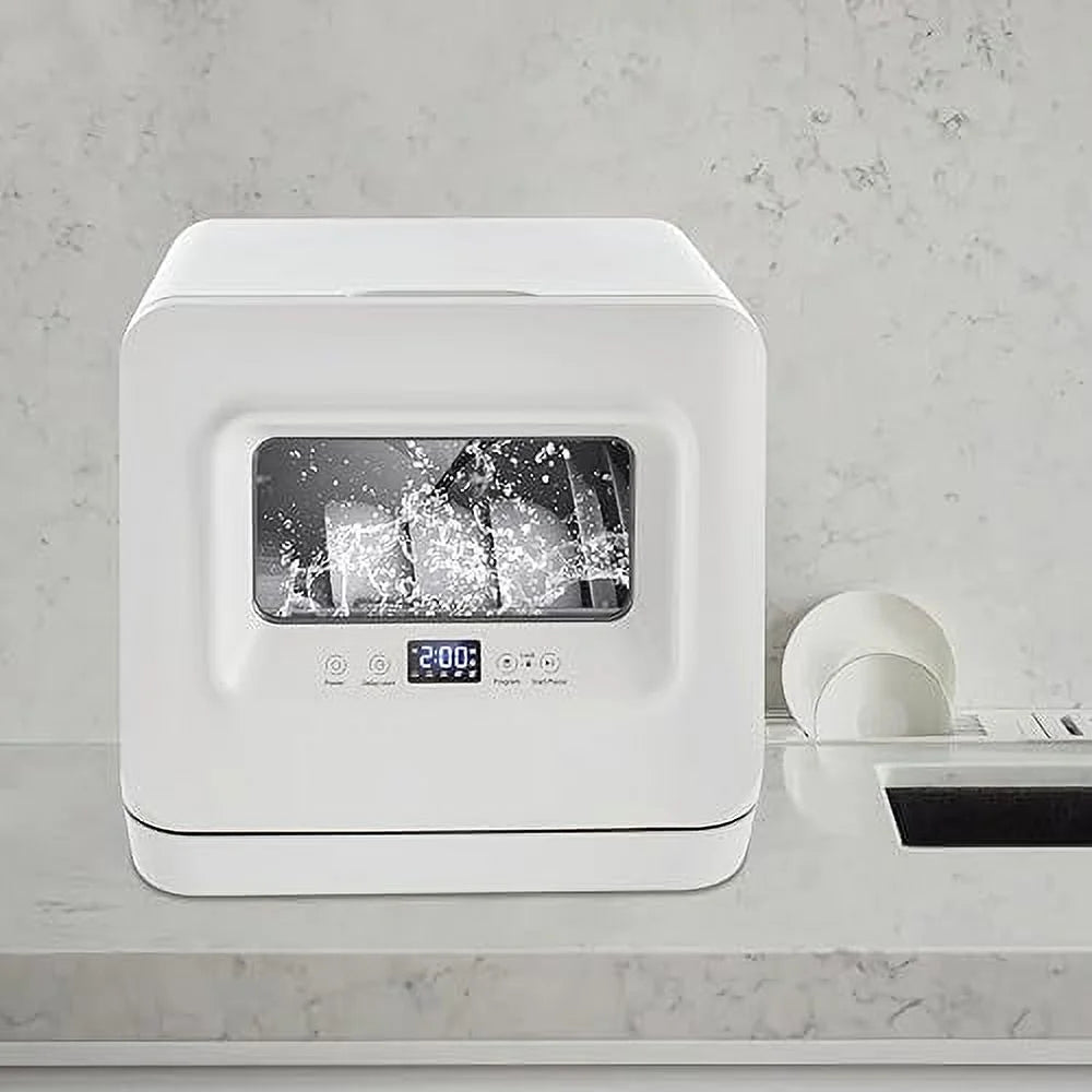 120V Countertop Dishwasher Portable Dishwasher 360 Degree Auto Spray Type Comfee Countertop Dishwasher 785W Air-Cooled Drying Portable 3-in-1 Countertop Dishwasher Mini Washing Mac