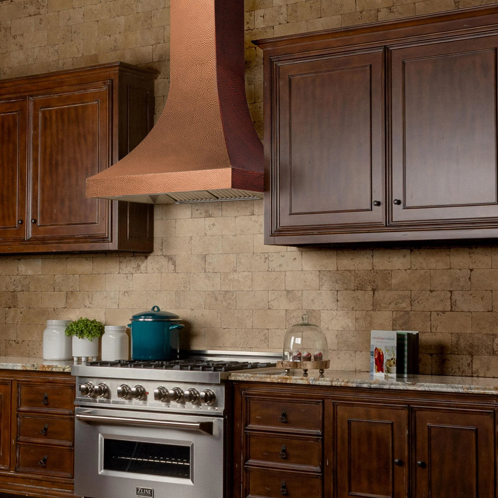 ZLine 8632H36 Designer Series Hand-hammered Copper Finish Wall Range Hood