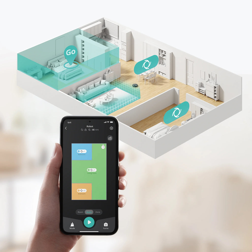 eufy Clean L50 with 4,000 Pa Ultra Strong Suction, Multi-floor Cleaning, BoostIQ�? Customizable Mapping T2265Z11, New