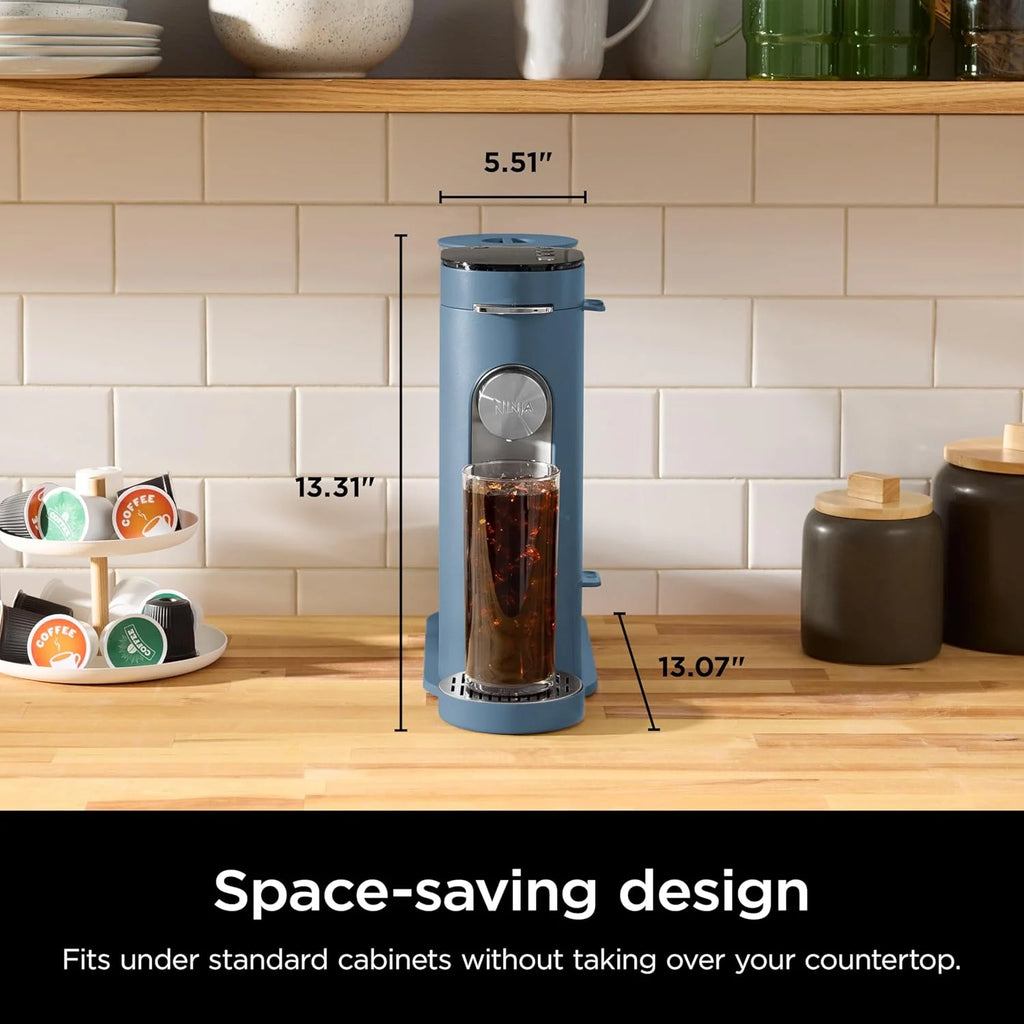 Single-cup Coffee Maker, Brewing Ground Coffee, Compact Design, Iced Coffee Maker