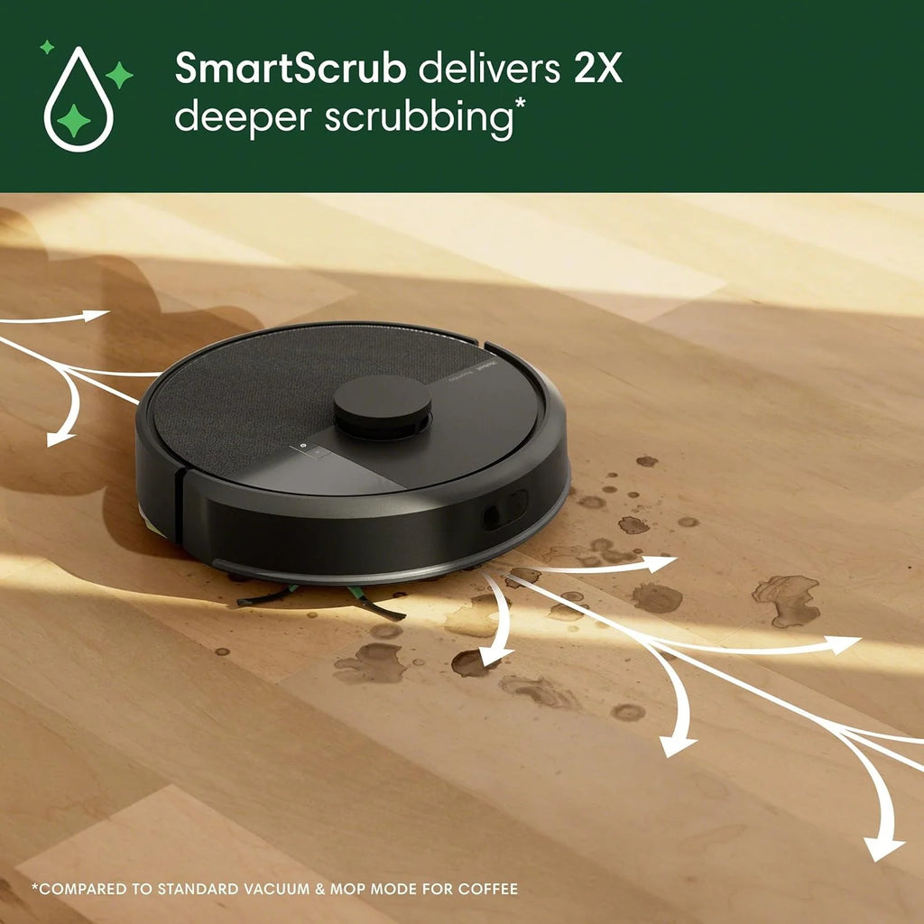 iRobot Roomba 105 Combo Robot Vacuum & Mop LiDAR, Alexa, Strong Suction - NEW