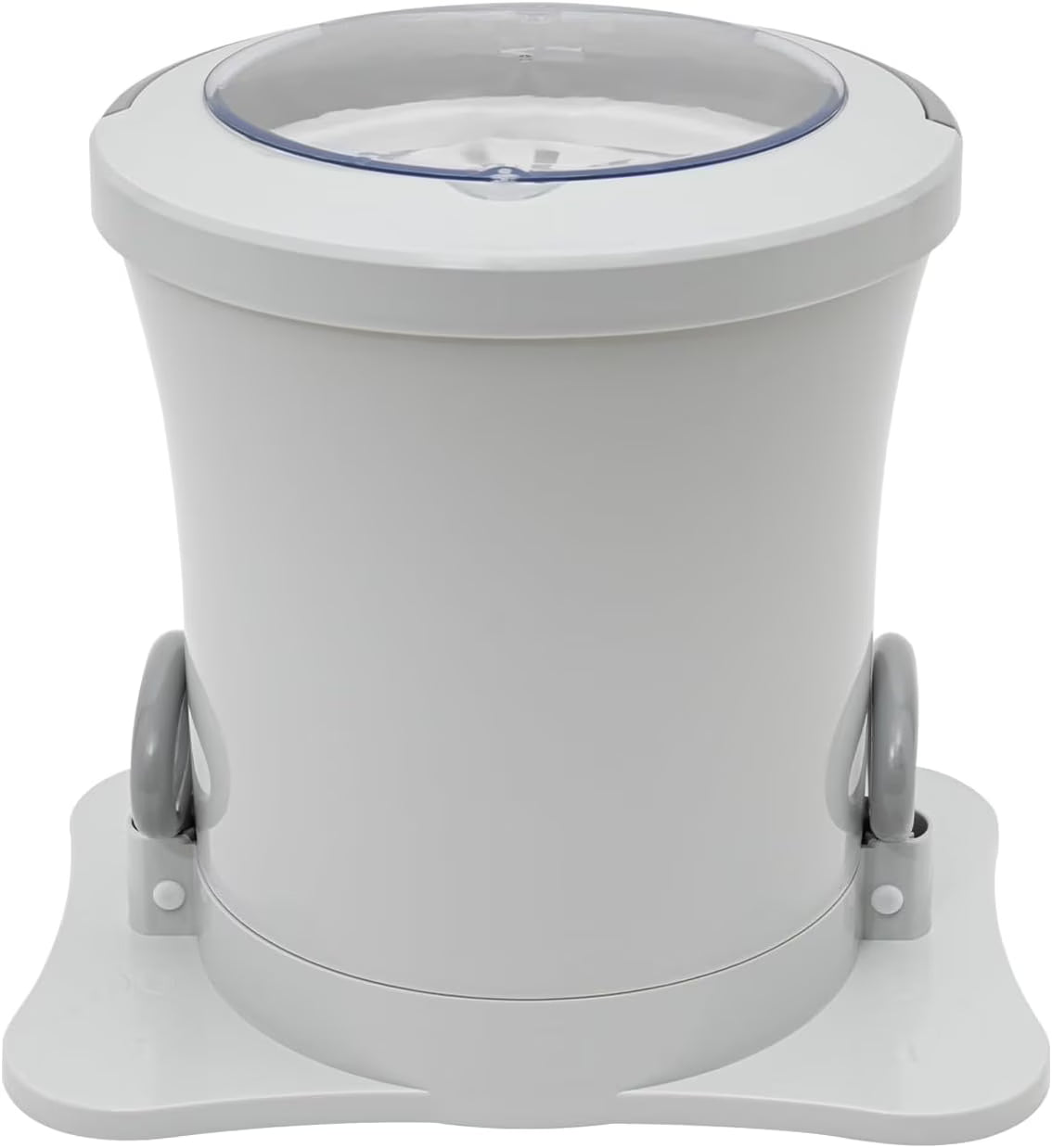 Portable Foot Operated Dryer, Mini Manual Dryer Machine, Portable Single Tub Dryer Machine, Hand-operated Mini Compact Spin Dryer, 2.4Gal Manual Draw Cord Dryer (Dryer(2.4gal White))