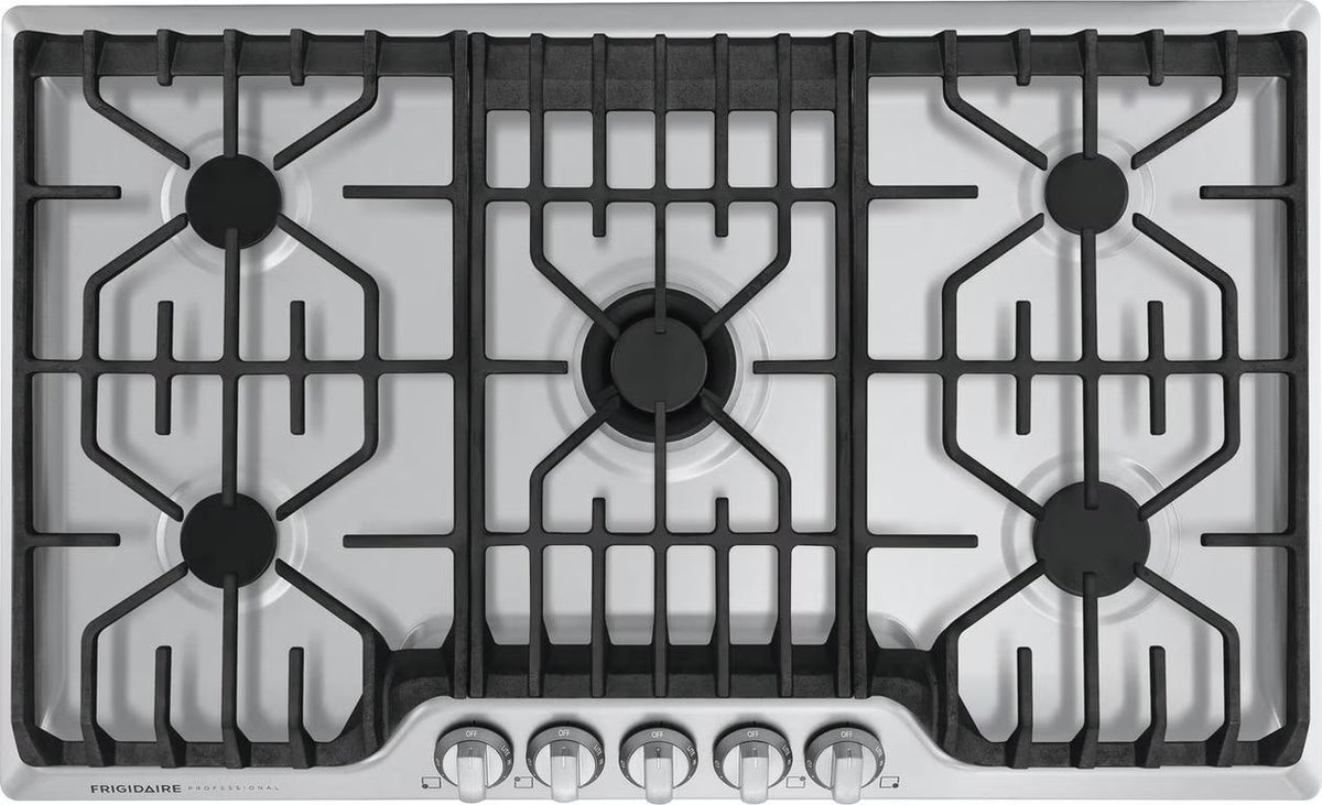 Frigidaire Fpgc3677r Professional 36" Wide Gas Cooktop - Stainless Steel