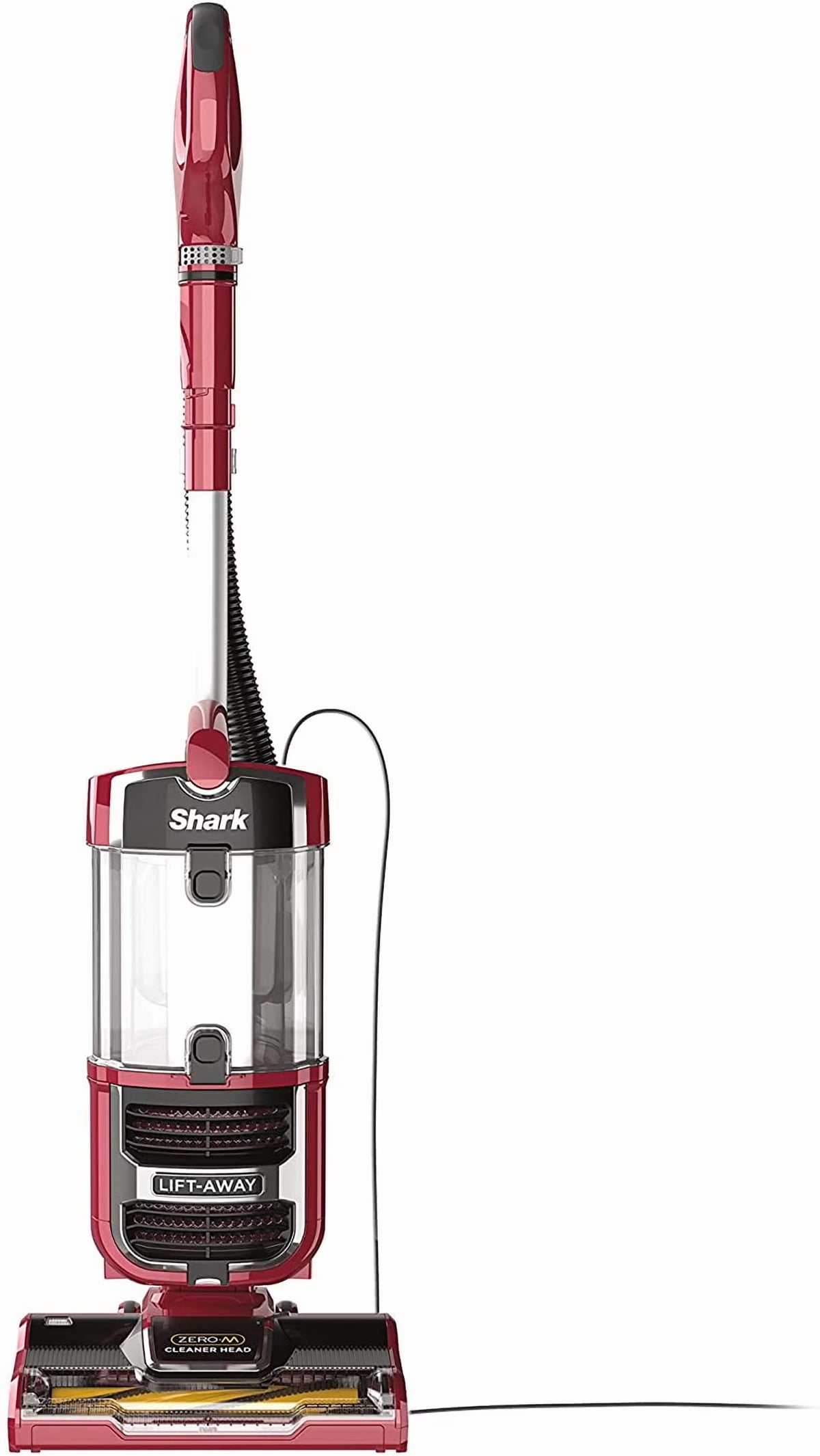 Shark Navigator Upright Vacuum with Lift-Away, Zero-M Anti-Hair Wrap Technology, Anti-Allergen  HEPA Filter and Swivel Steering (ZU561), Red Peony