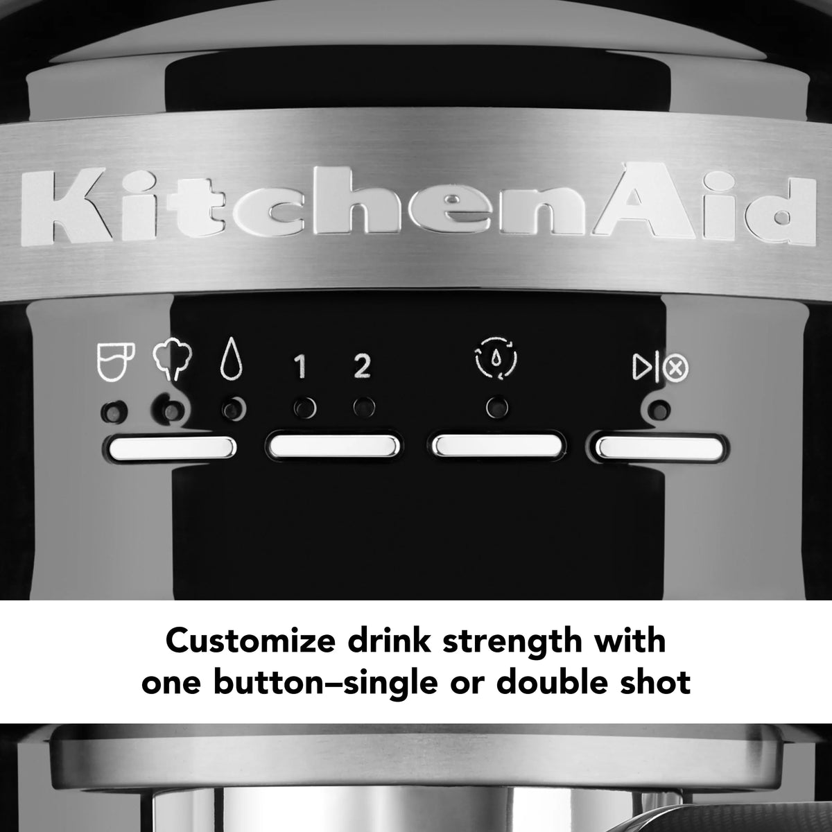 KitchenAid Metal Semi-Automatic Espresso Machine, Empire Red, KES6503