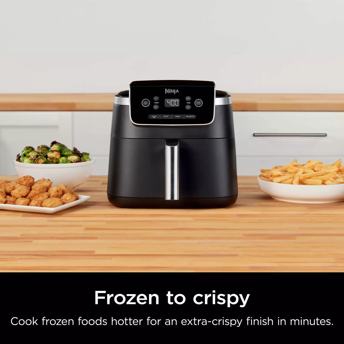 Ninja0 - Air Fryer Pro 4-in-1 with 5 QT Capacity - Gray