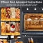 Seetaras Single Wall Oven 24" Built-In Electric Ovens with Mechanical Knobs Control, Double-Layered Glass Door,70L, 3000W, 8 Baking Modes, with Air Frying Function, 3D Surround Heating