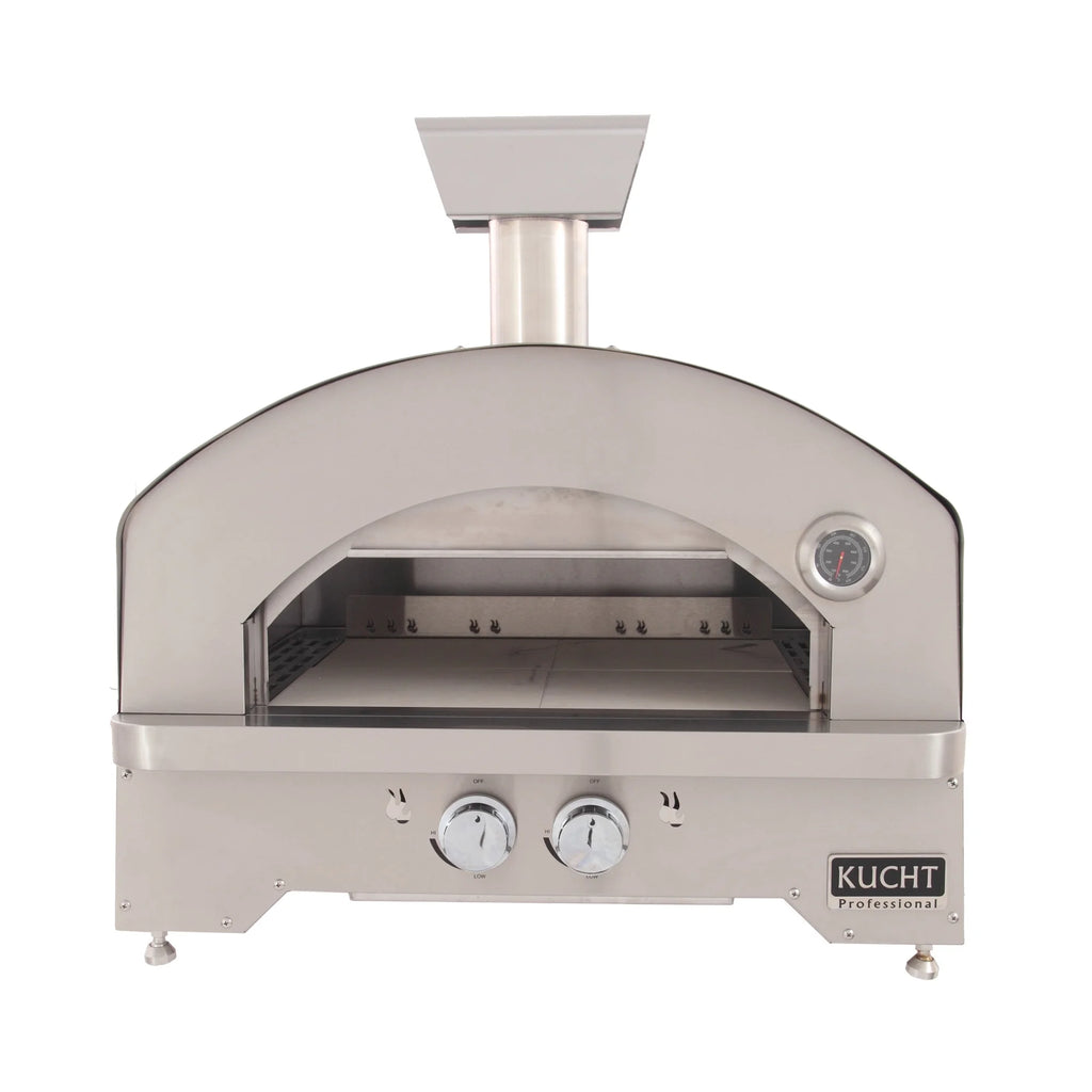 NAPOLI Outdoor Portable Propane Gas Pizza Oven in Stainless Steel