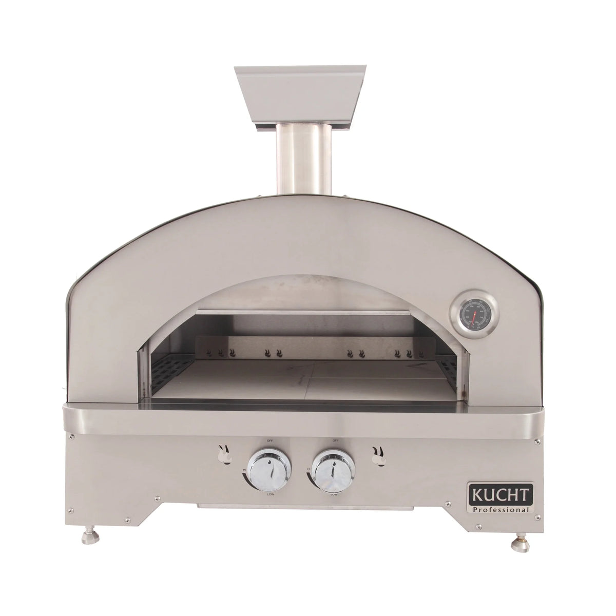 NAPOLI Outdoor Portable Propane Gas Pizza Oven in Stainless Steel