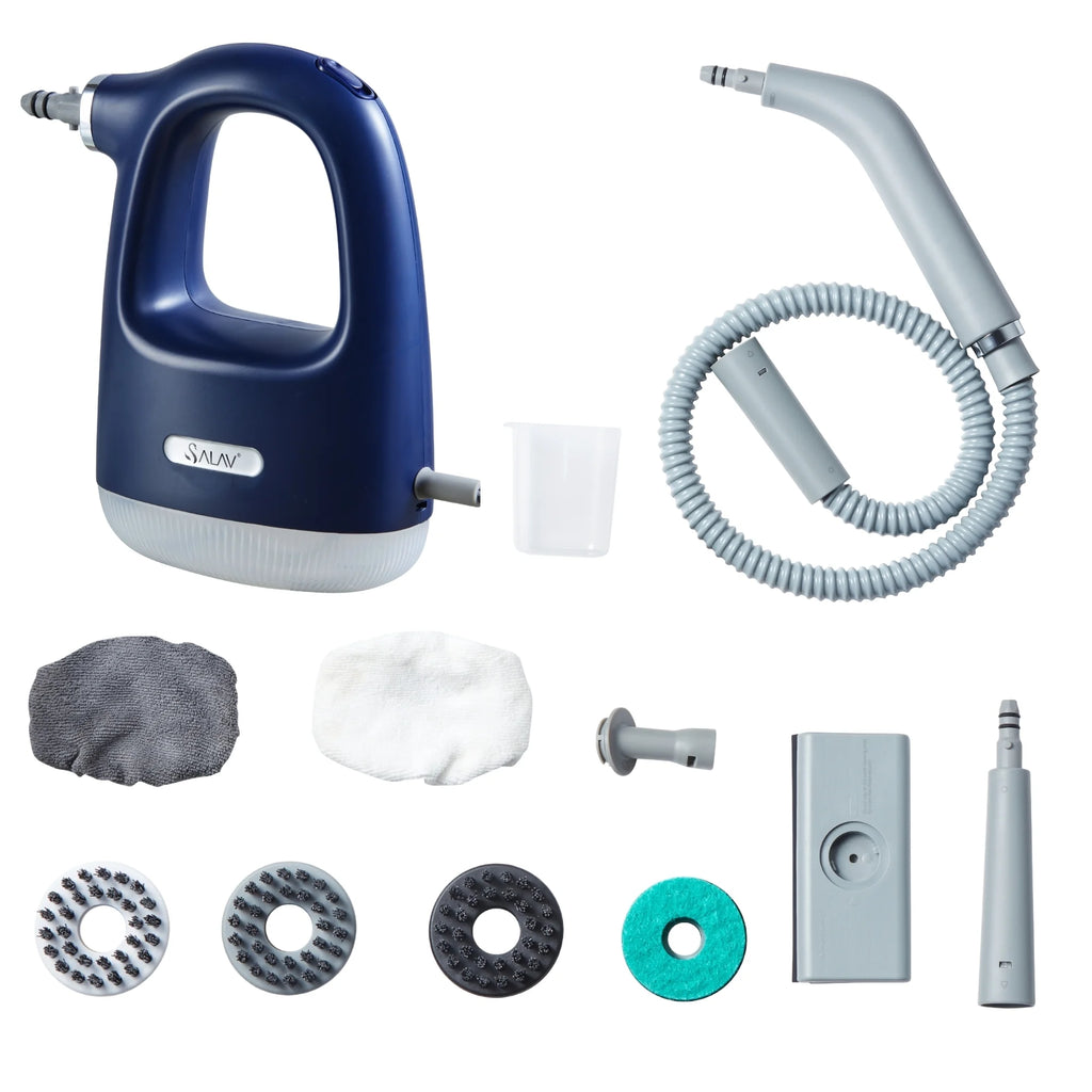 SALAV? CS-100 CleanSteam Compact Steam Cleaner, Navy