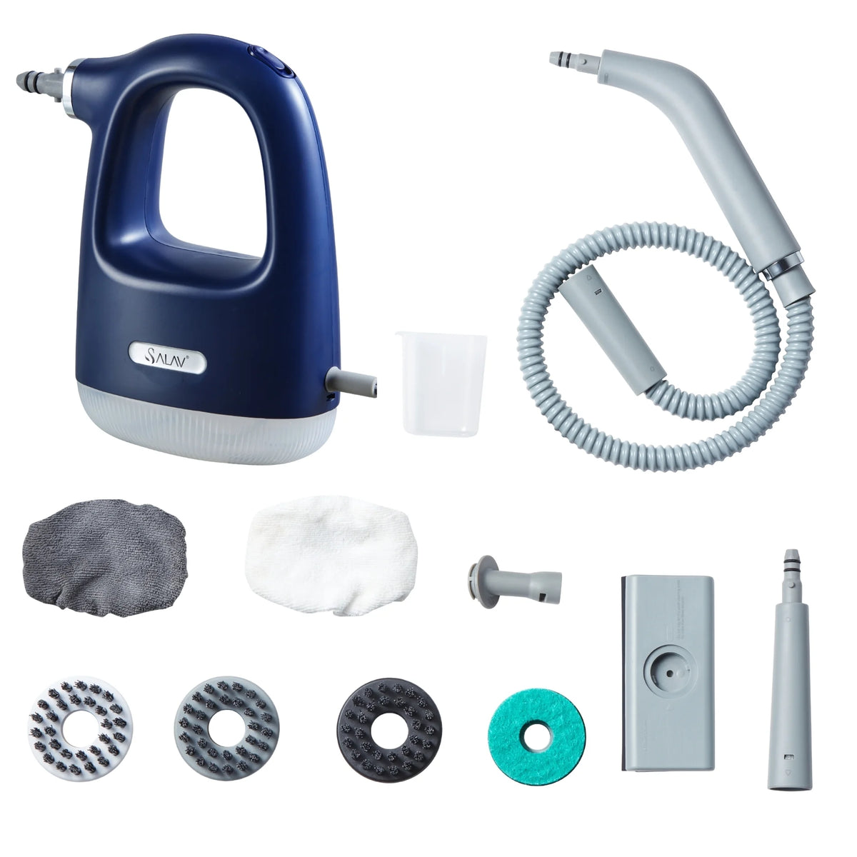 SALAV? CS-100 CleanSteam Compact Steam Cleaner, Navy