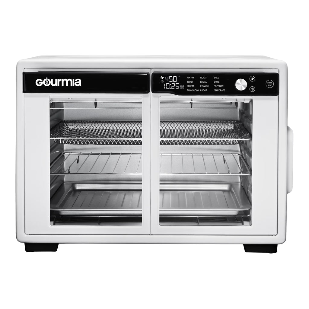 Gourmia 1700W 9-Slice Digital Toaster Oven Air Fryer, 12 Cooking Preset, 35L, Stainless Steel