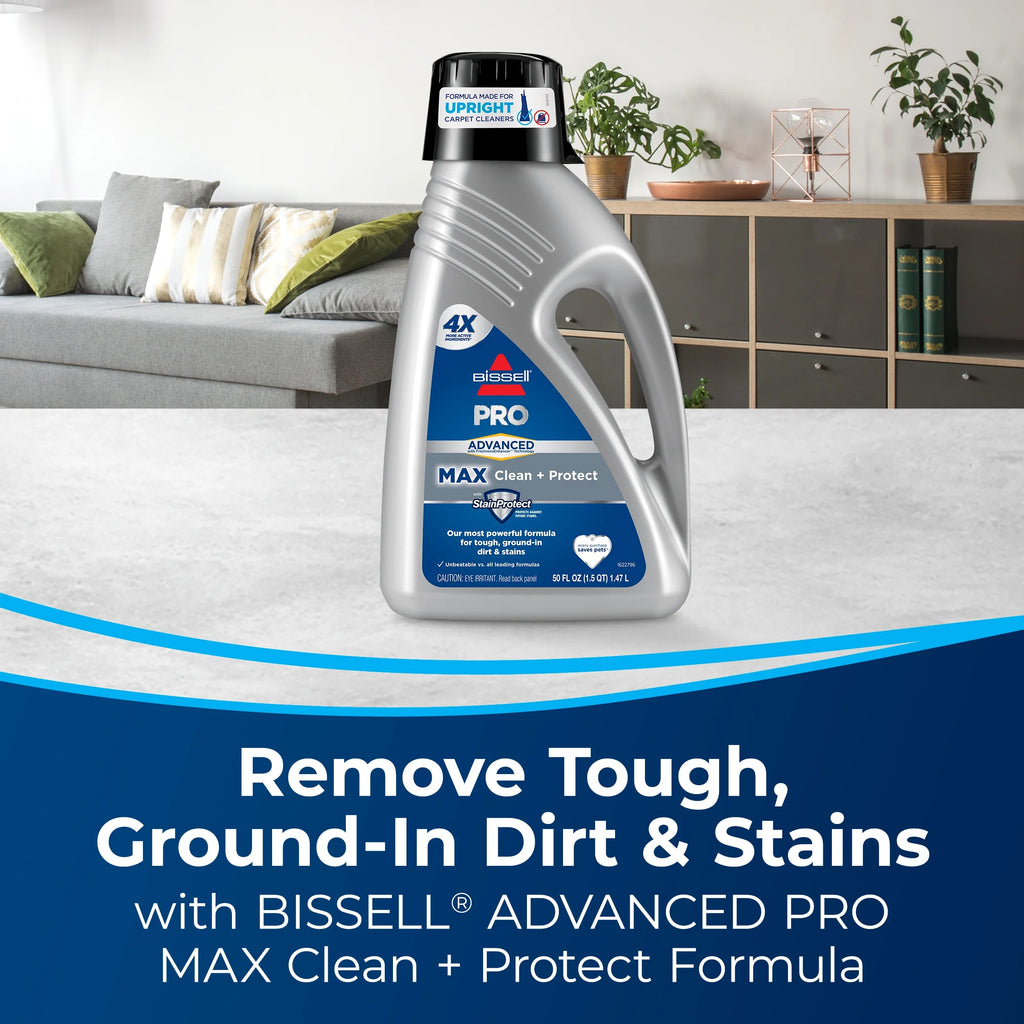 BISSELL Pro Heat 2X Revolution Pet Carpet Cleaner, 3578 & BISSELL Advanced Pro Max Clean + Protect Deep Cleaning Carpet Formula, 50 oz, 70E1