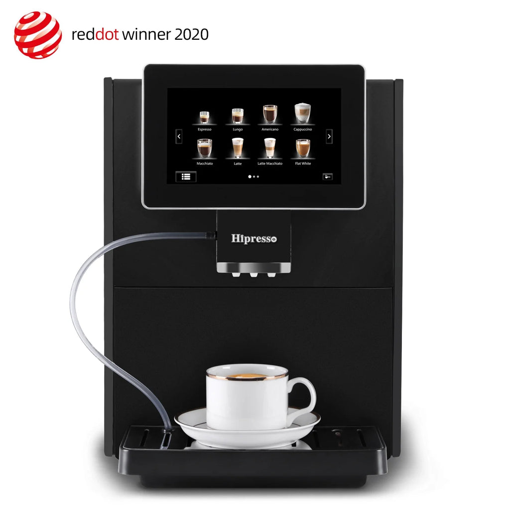 Hipresso CM-1001 Programmable Super-automatic Espresso Coffee Machine with Large 7 inches HD TFT Display