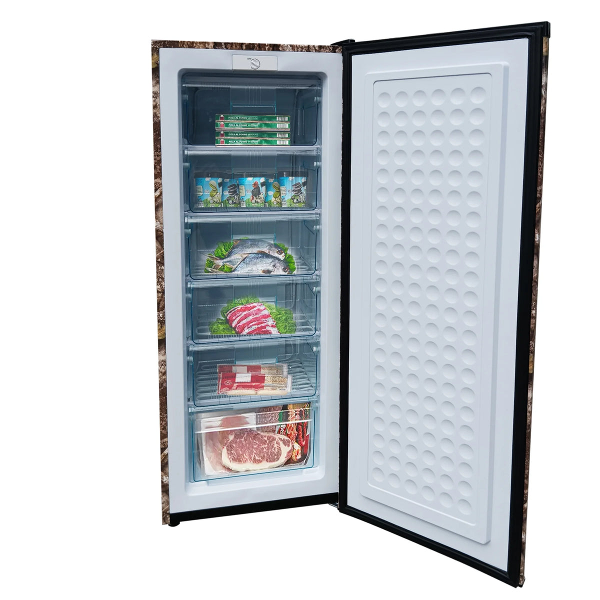 Realtree 7 cu ft Manual Defrost Upright Freezer???Camouflage