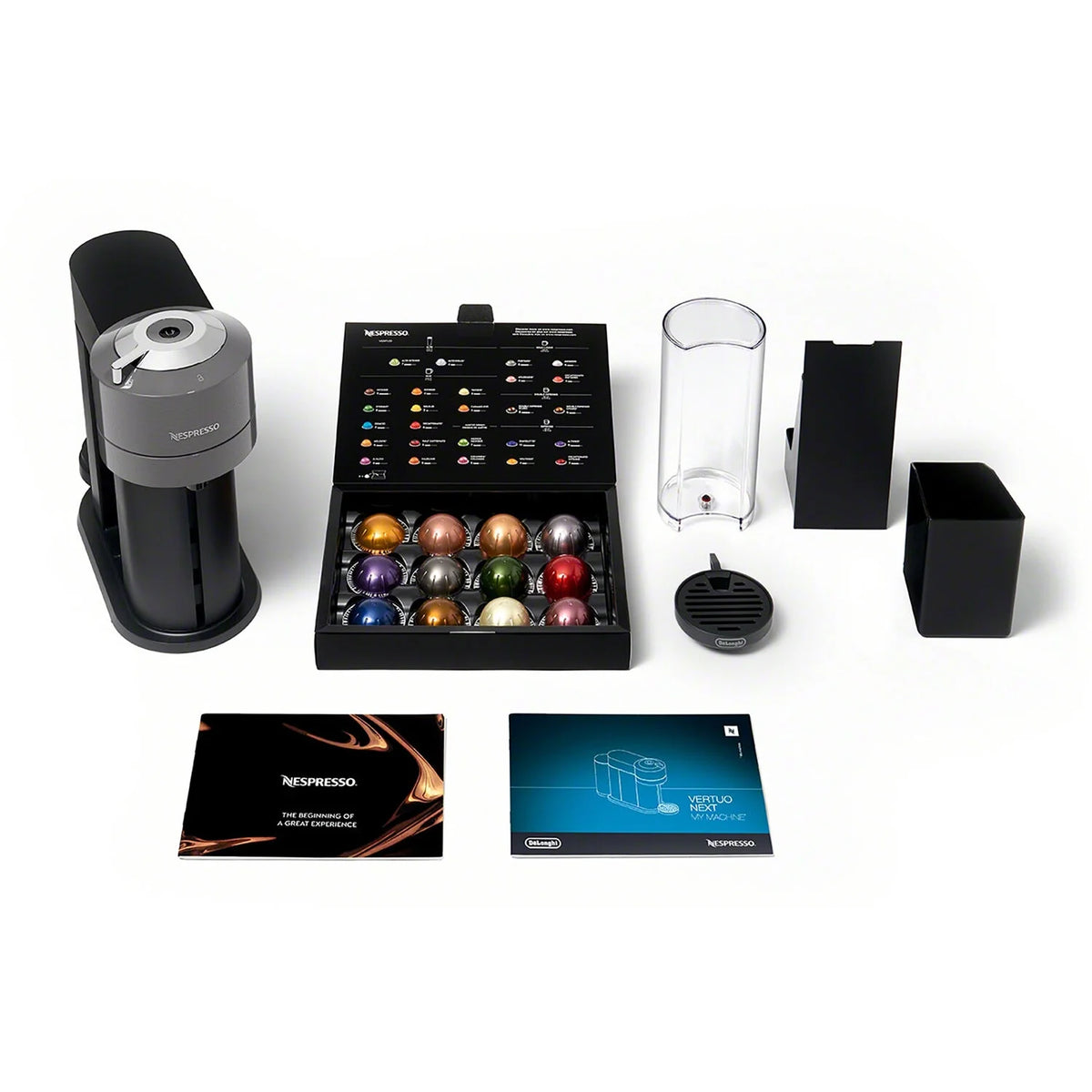 Nespresso Vertuo New Next Coffee and Espresso Maker by DeLonghi, Dark Gray, Single-Serve Brewers