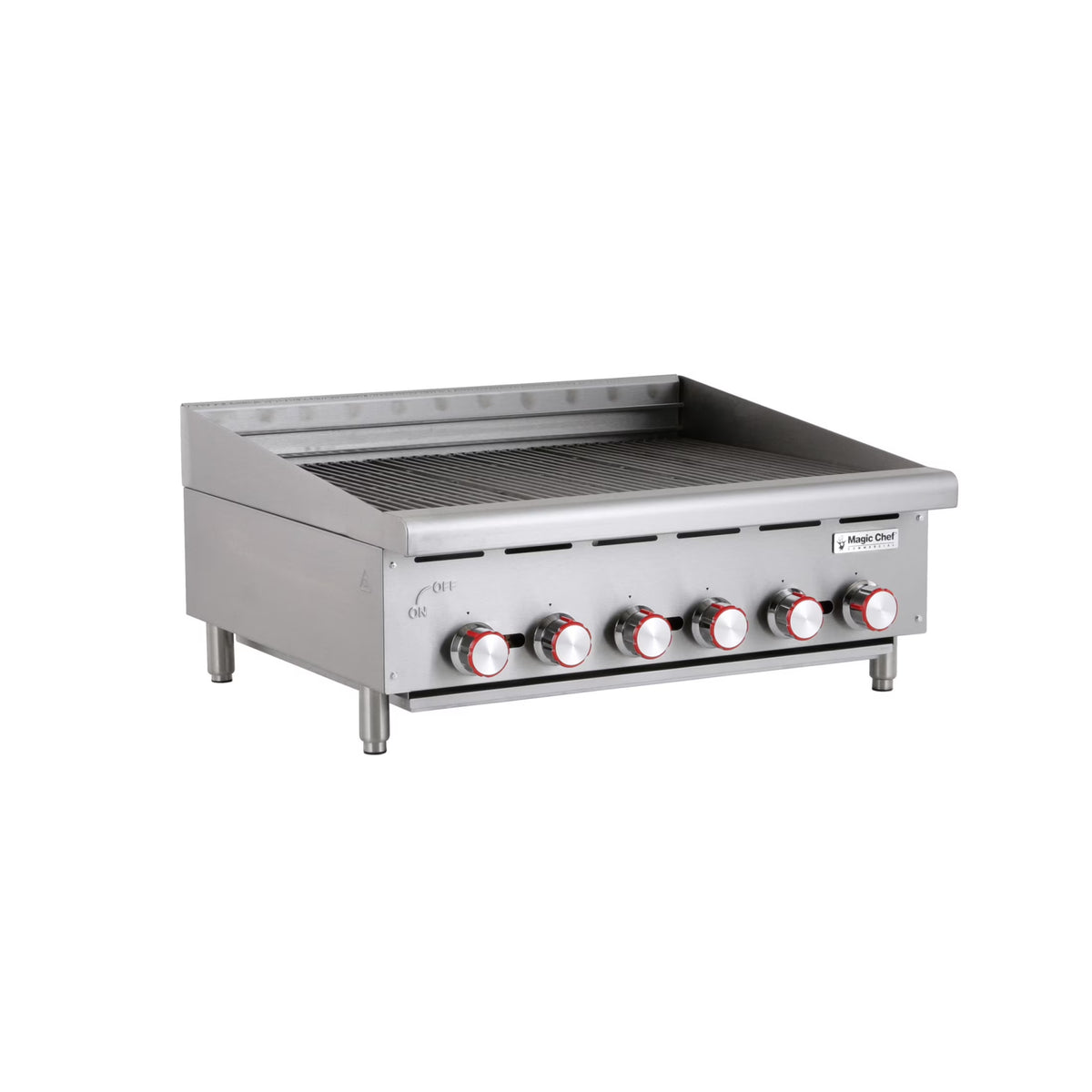 Magic Chef Commercial 36 in. Commercial Countertop Radiant Char Broiler in Stainless Steel