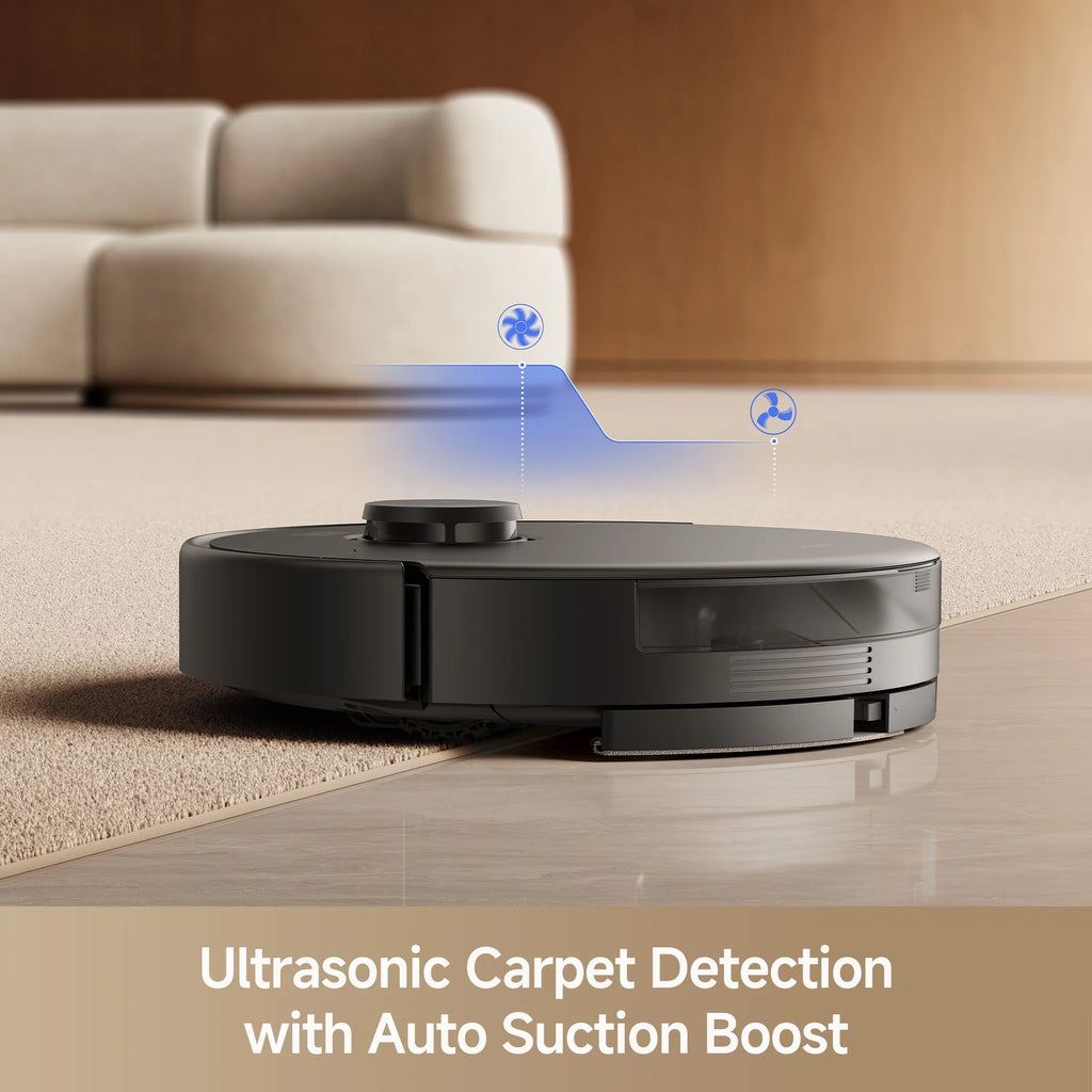 MOVA E30 Pro Plus Robot Vacuum, Anti-tangle DuoBrush, Auto Empty Base Station, Smart Carpet Cleaning