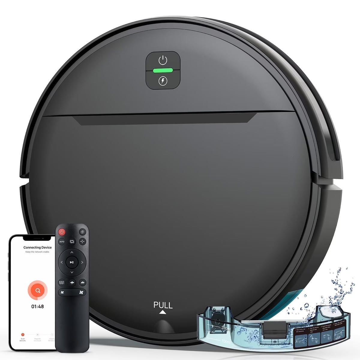 OMESER Robot Vacuum and Mop Combo, 2 in 1 Robot Vacuum Cleaner with Alexa/WiFi/App Connection